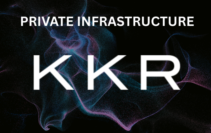Graphic with words Private Infrastructure KKR